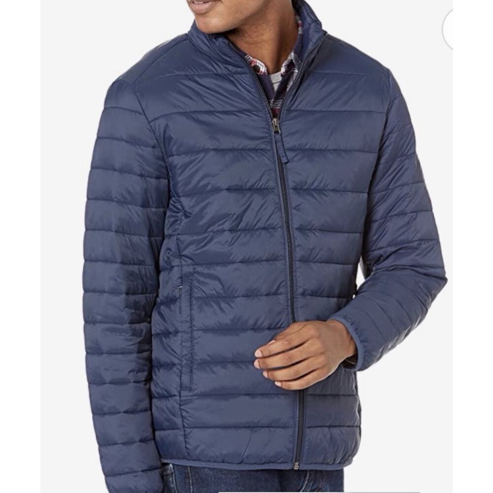 Zeroxposur mens jacket XXL Blue quilted puffer jacket coat thermocloud NWT